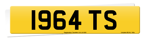 Registration number 1964 TS